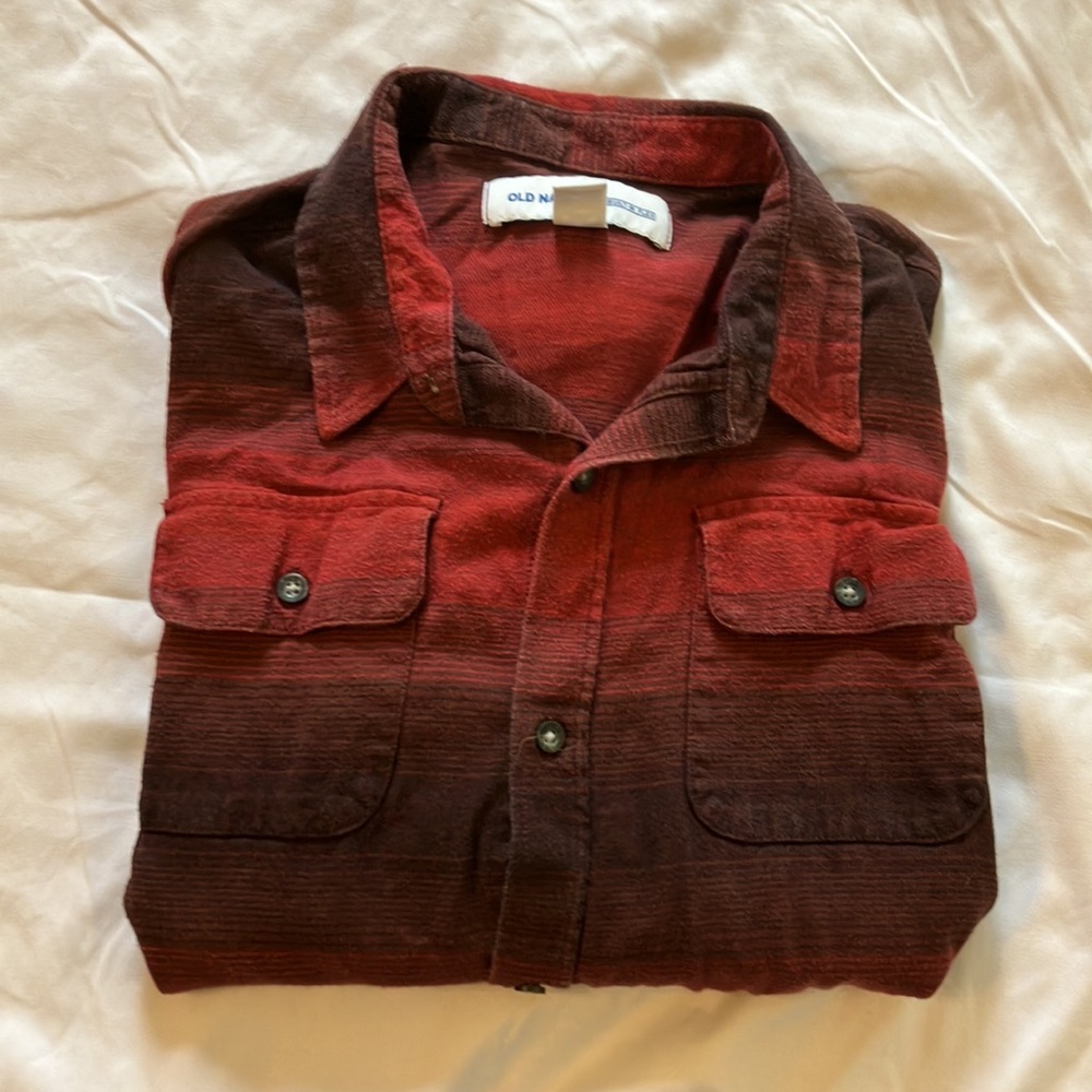 Gently used boys XL old navy flannel